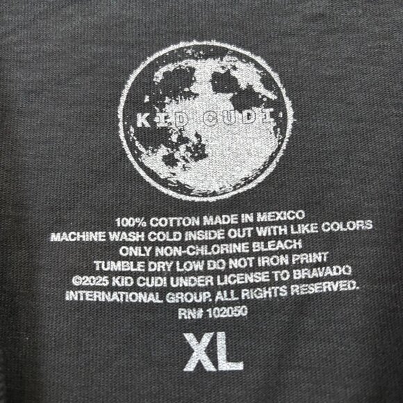Kid Cudi Free Album Smoke Silhouette T-Shirt Size XL - Picture 4 of 4